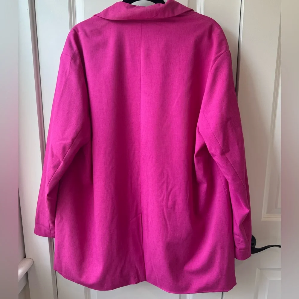 a new day Women's Oversized Pink Blazer - Picture 3 of 6